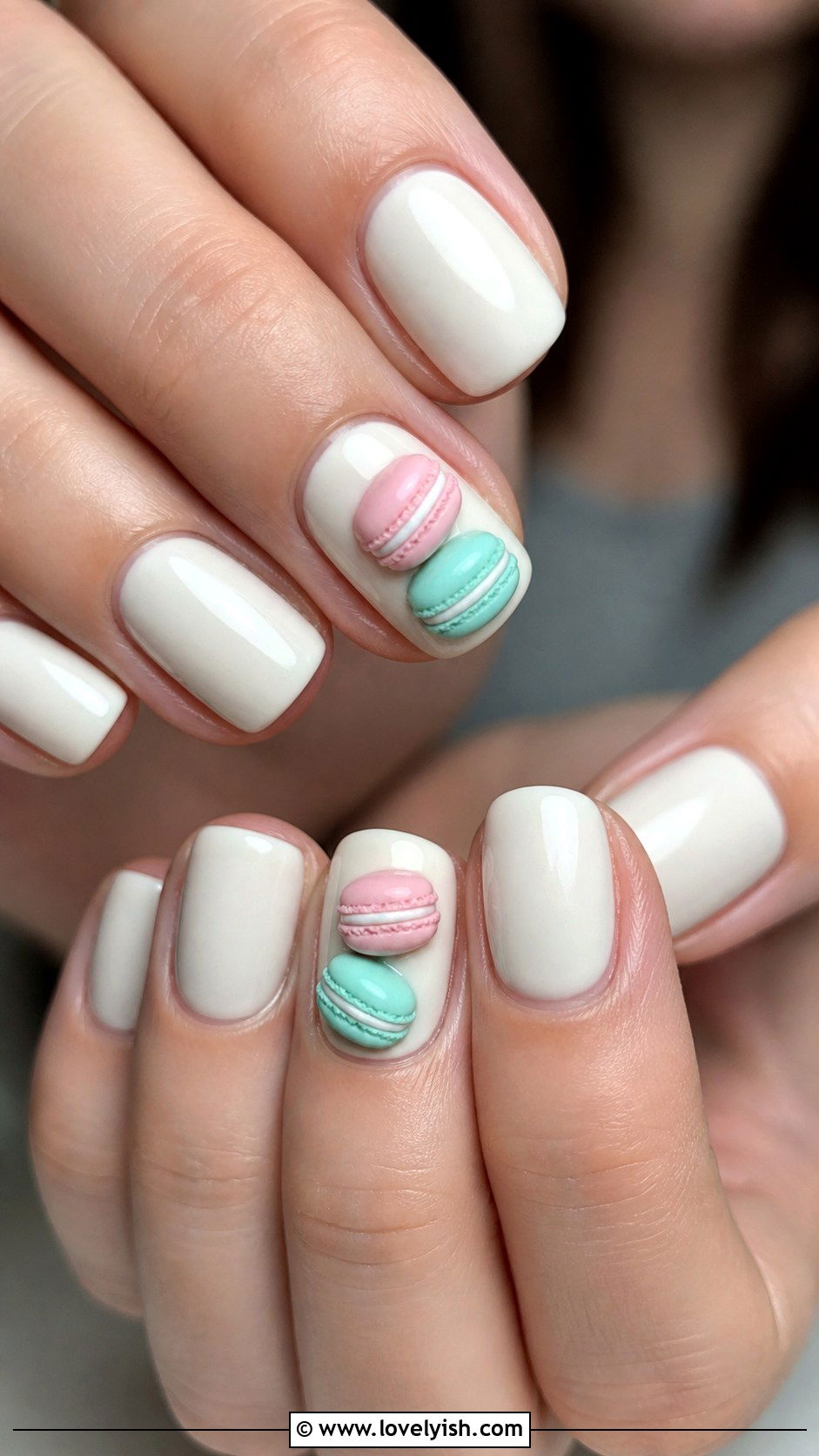 3D Macaron Nails - 50 3d nail art - 50 3d nail art