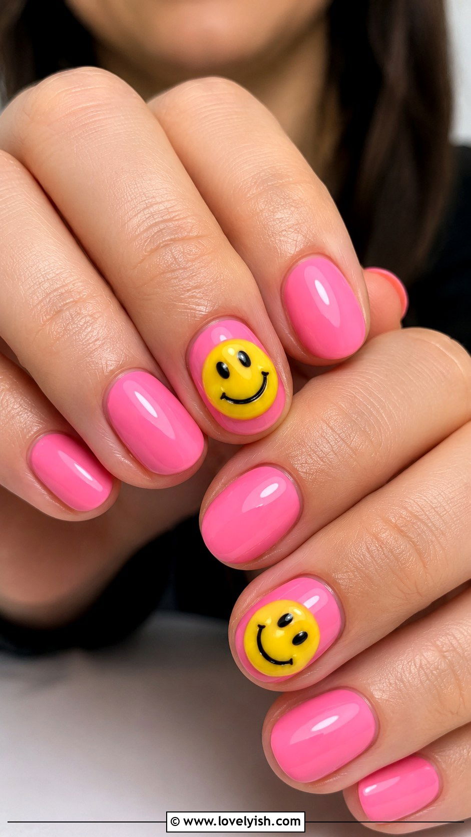 3D Smiley Face Y2K Nails - 38 3d nail designs - 38 3d nail designs