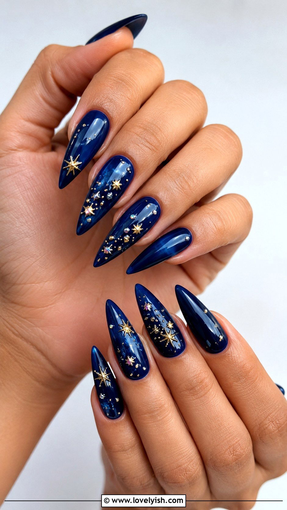 3D Star Charm Nails - 25 3d nail art ideas - 25 3d nail art ideas