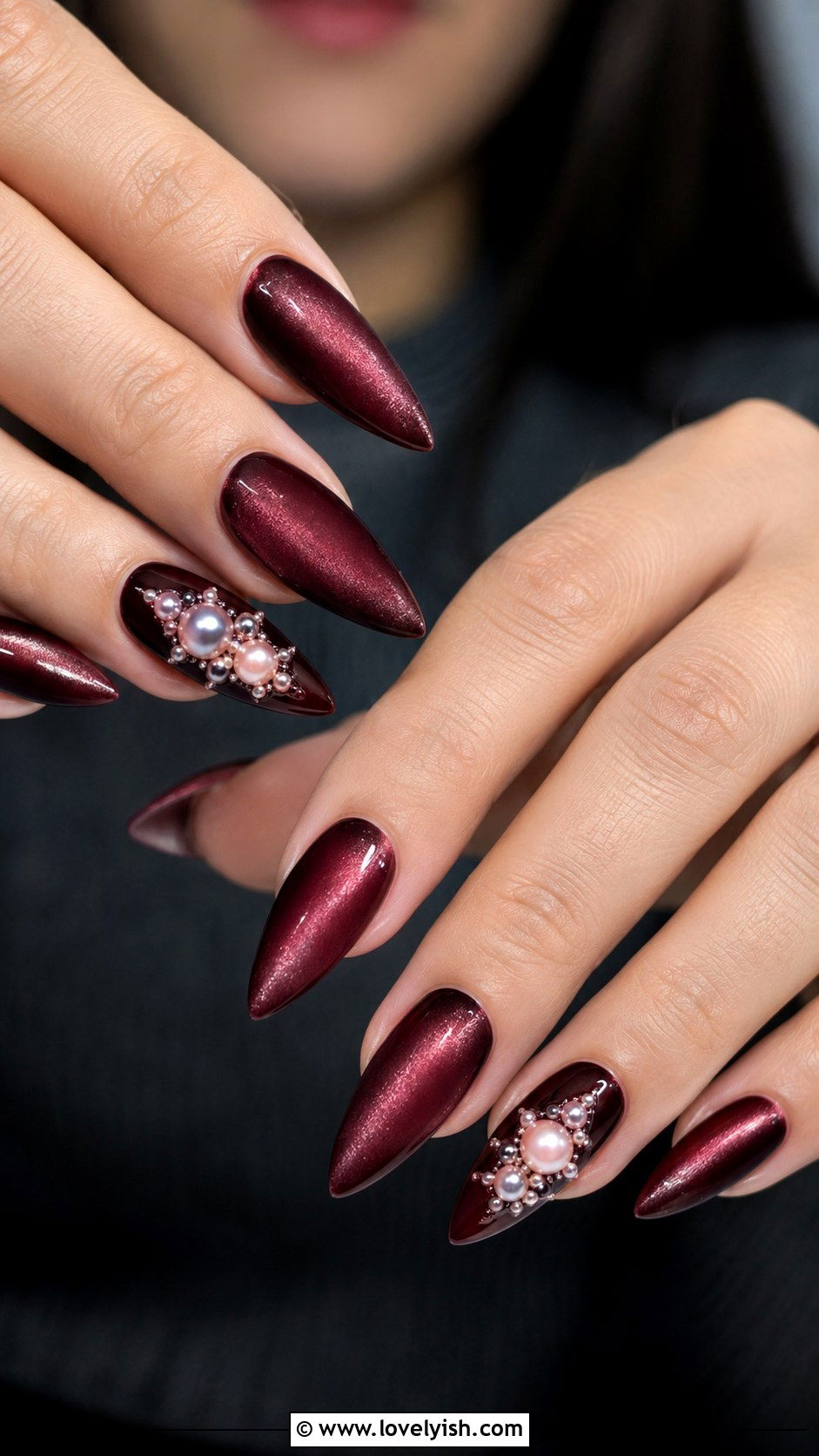 3D Velvet Texture Nails - 38 3d nail designs - 38 3d nail designs