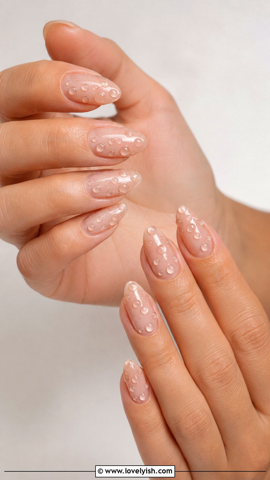 3D Water Droplet Nails - 25 3d nail art ideas - 25 3d nail art ideas
