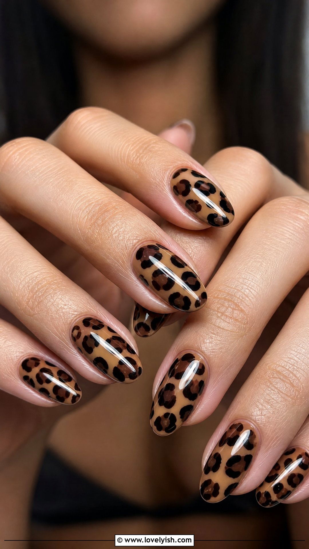 90s Inspired Leopard Print Nails - 50 leopard print nails - 50 leopard print nails