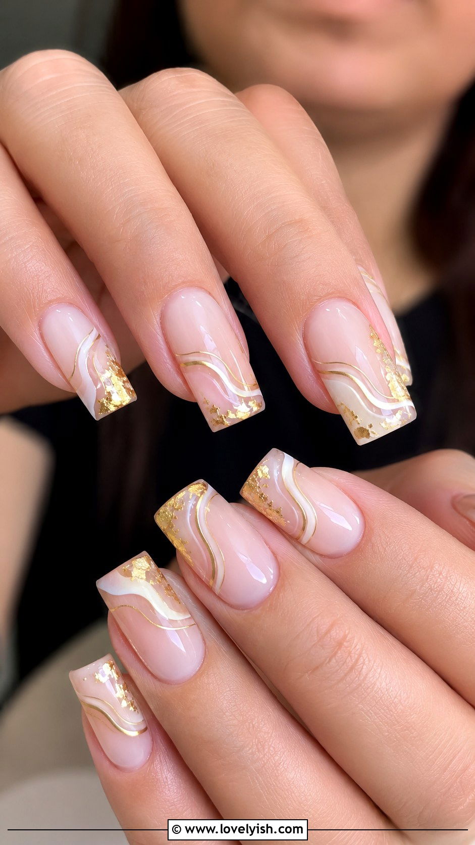 Abstract French Tip Nails - 25 trendy nail designs - 25 trendy nail designs