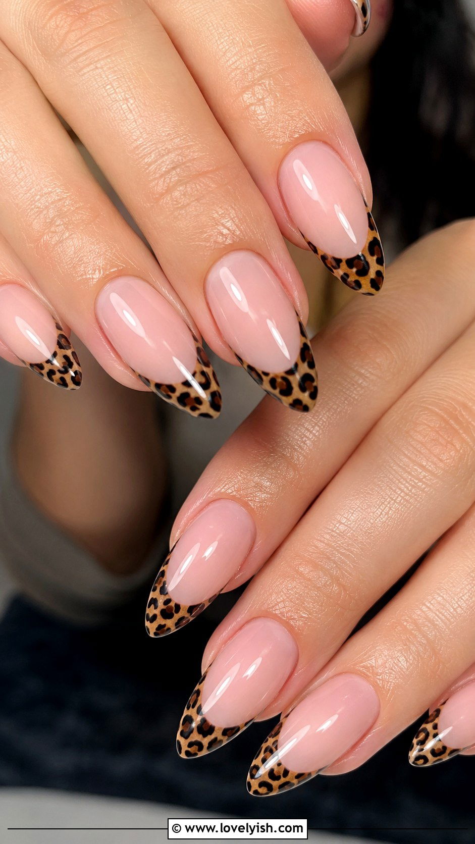 Animal Print French Tip Nails - 25 french manicure ideas - 25 french manicure ideas