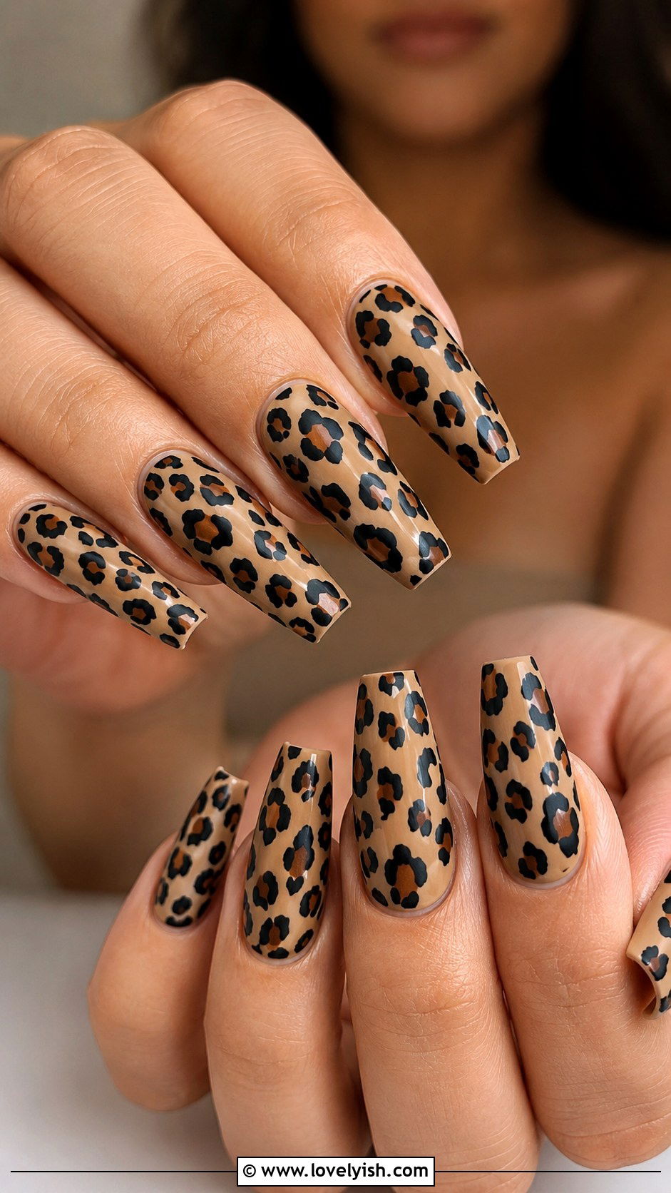 Animal Print Leopard Nails - 35 nail art design ideas - 35 nail art design ideas