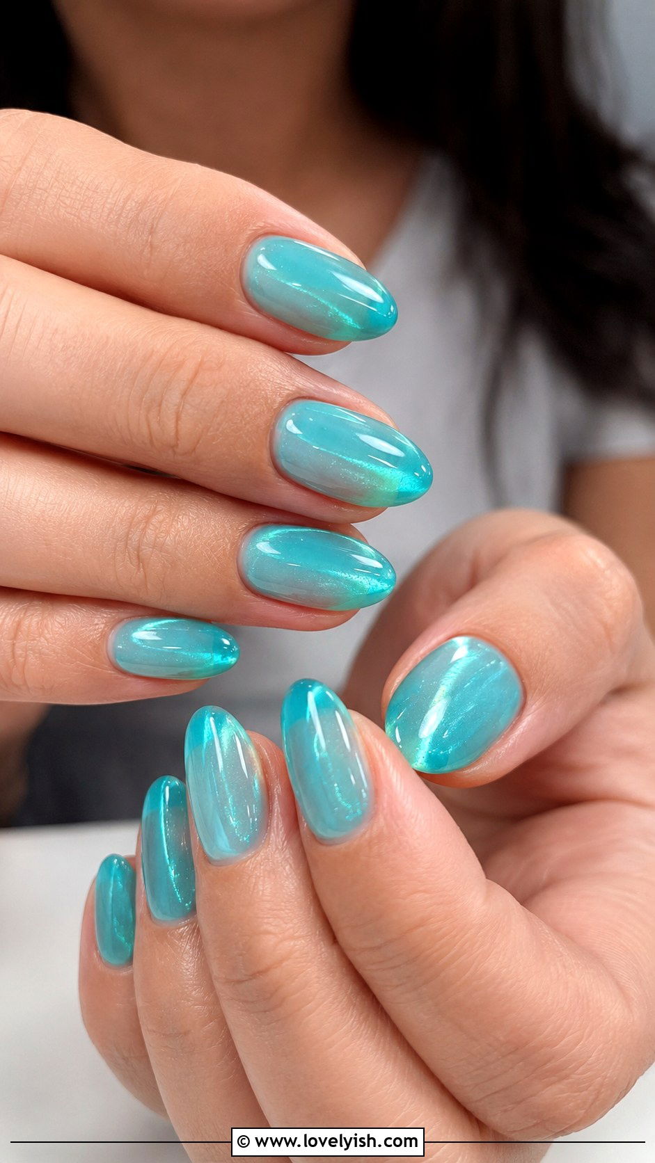Aqua Jelly Nails - 50 jelly nails - 50 jelly nails