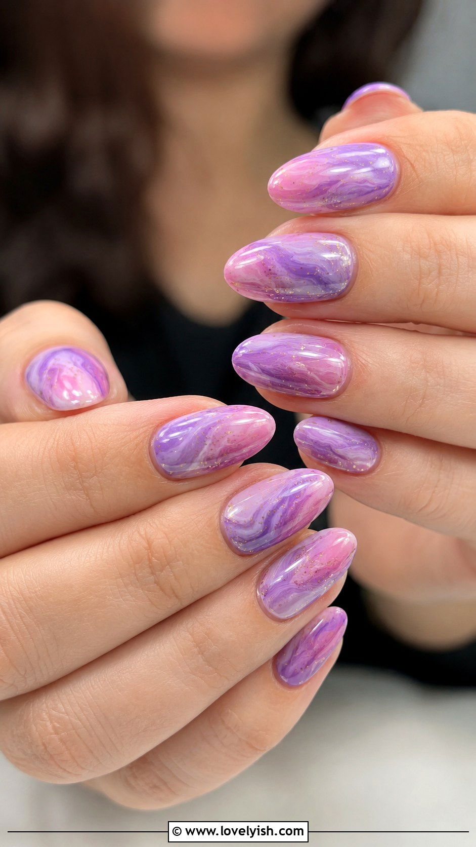 Aqua and Turquoise Ocean Swirl Nails - 50 swirl nails - 50 swirl nails