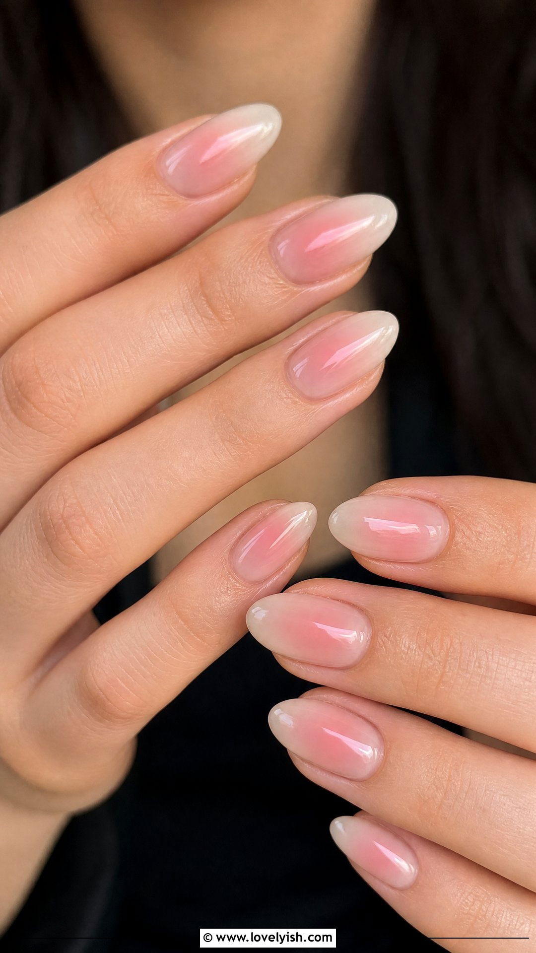 Aura Blush Nails - 50 cute summer nail designs - 50 cute summer nail designs
