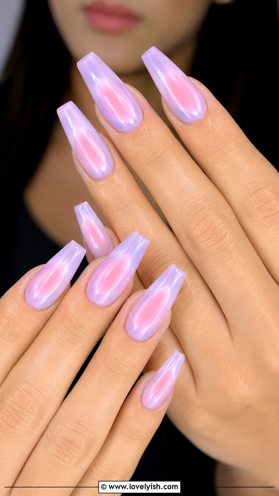 Aura Coffin Nails - 25 coffin nail designs - 25 coffin nail designs