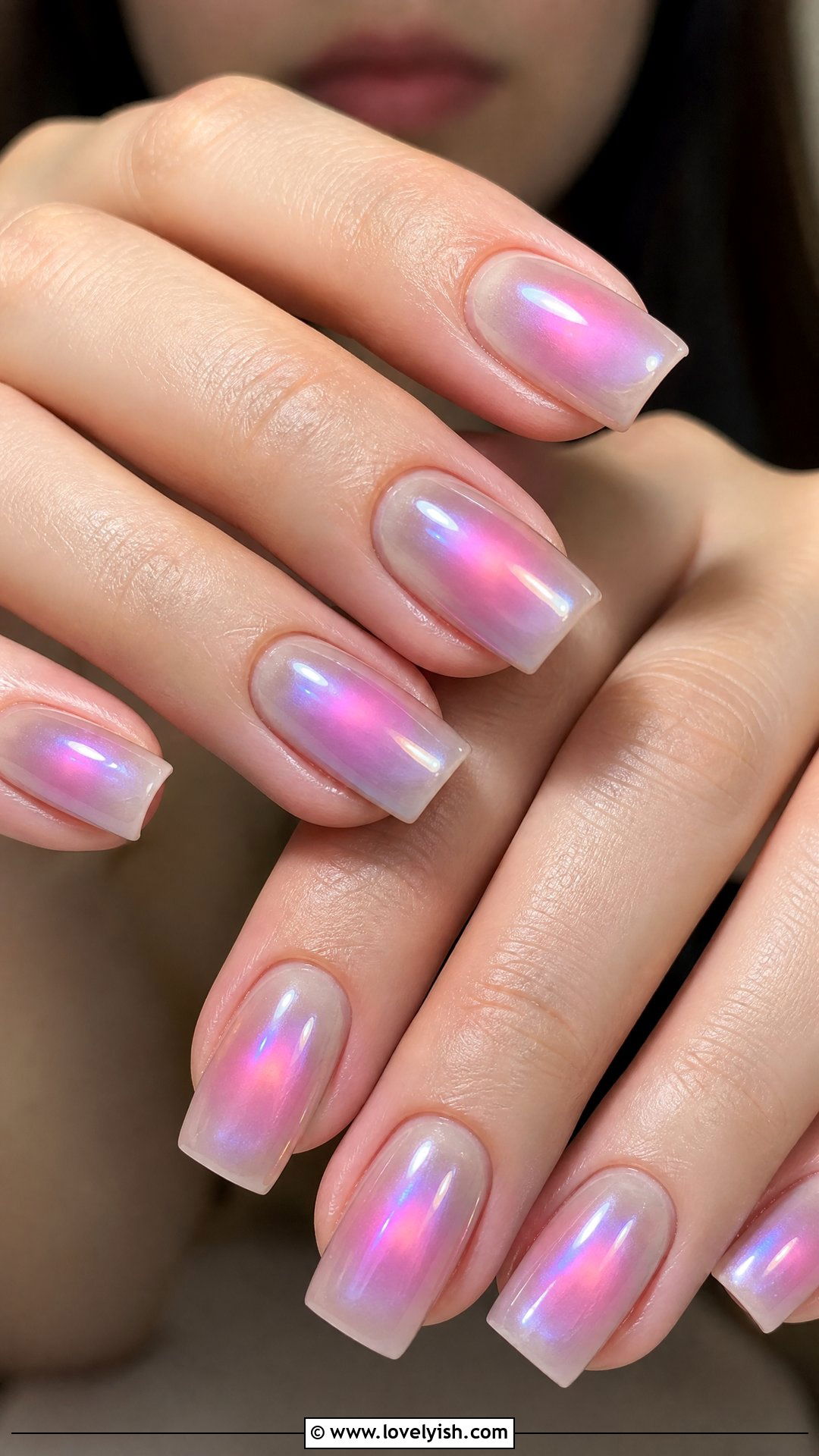 Aura Gradient Square Nails - 50 square nails - 50 square nails