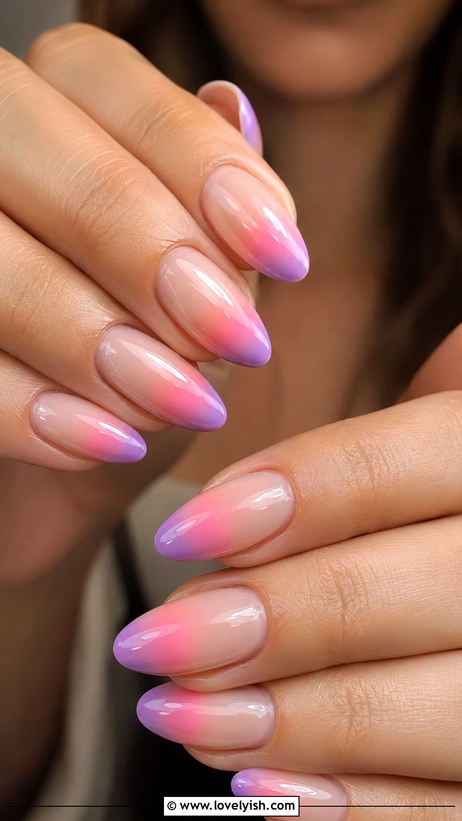 Aura Gradient Tip Nails - 45 nail tips - 45 nail tips