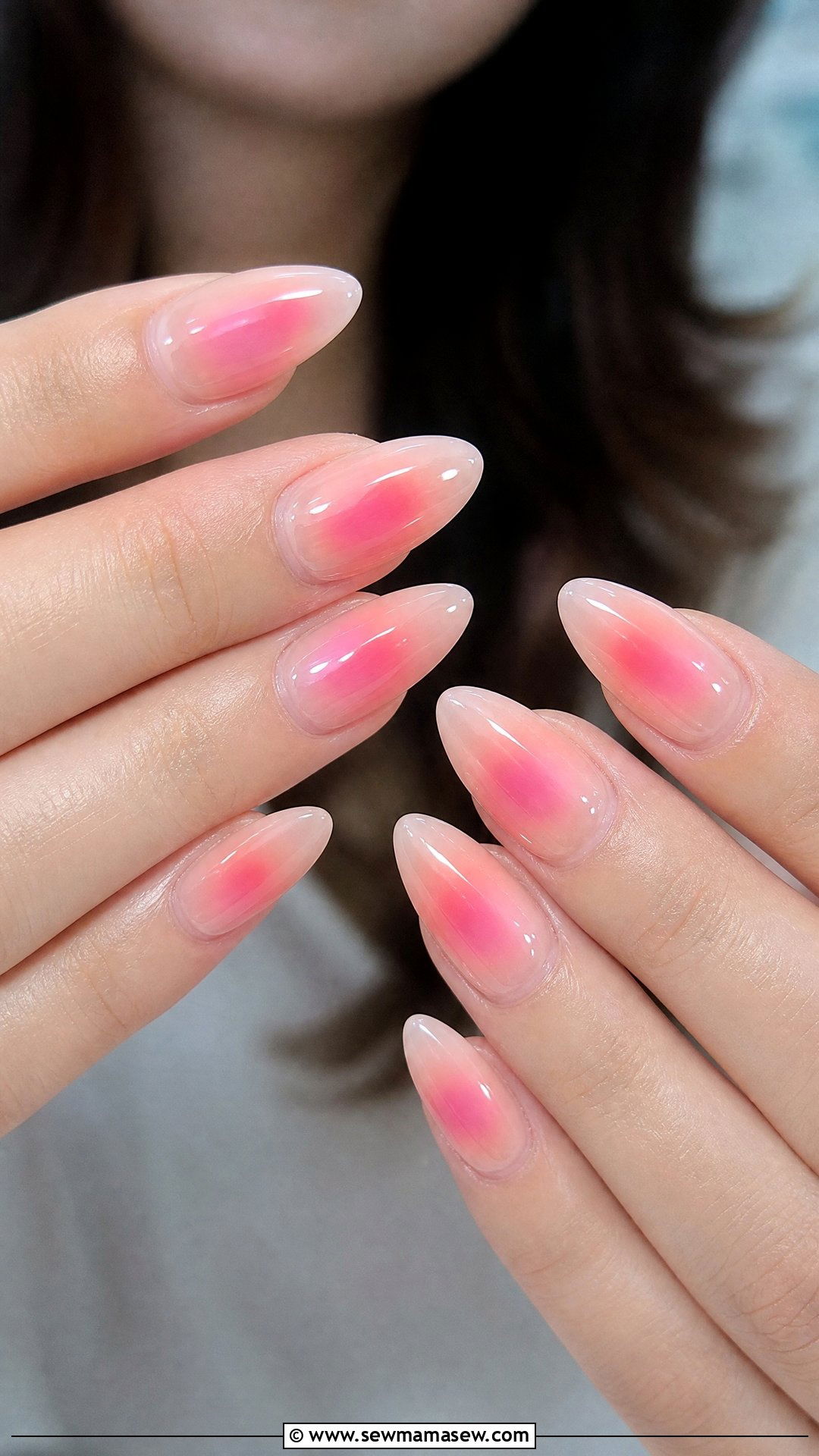 Aura Pink Gel Nails - 50 gel polish - 50 gel polish