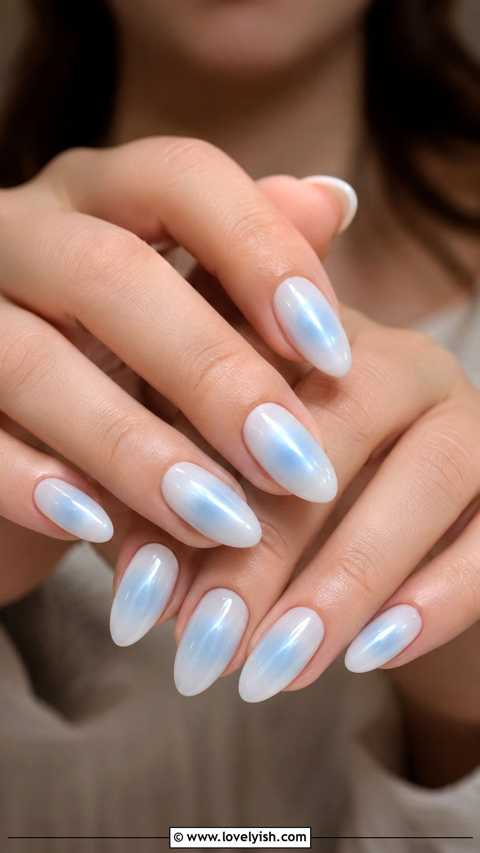 Baby Blue Aura Nails - 50 baby blue nails - 50 baby blue nails