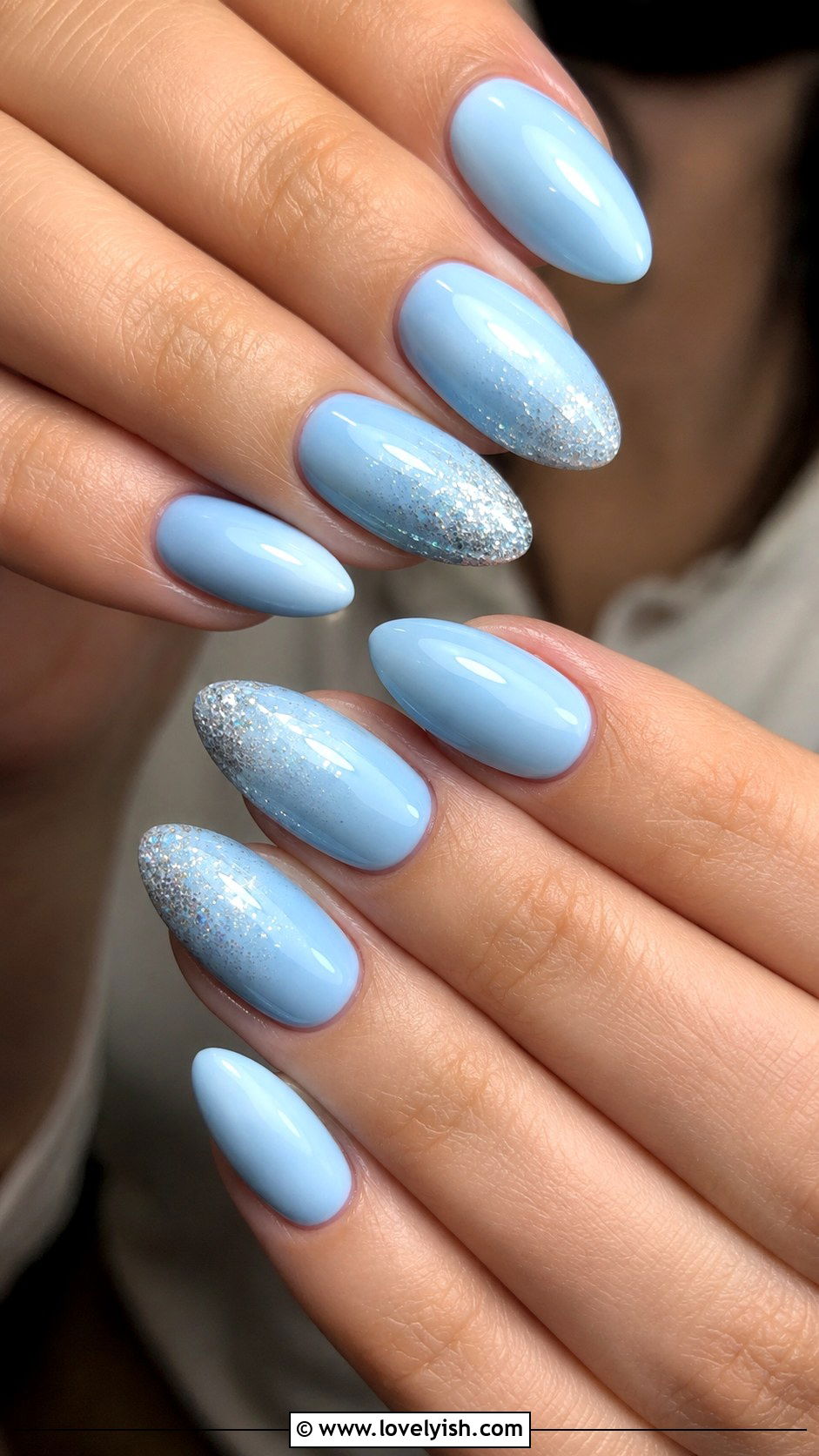 Baby Blue Birthday Nails - 50 baby blue nails - 50 baby blue nails