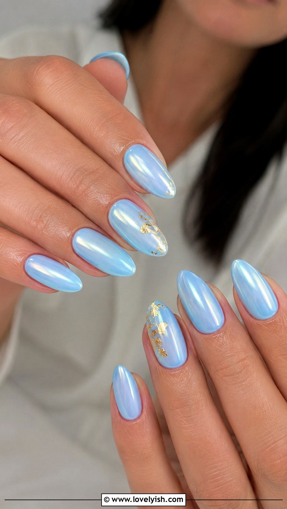 Baby Blue Wedding Guest Nails - 50 baby blue nails - 50 baby blue nails