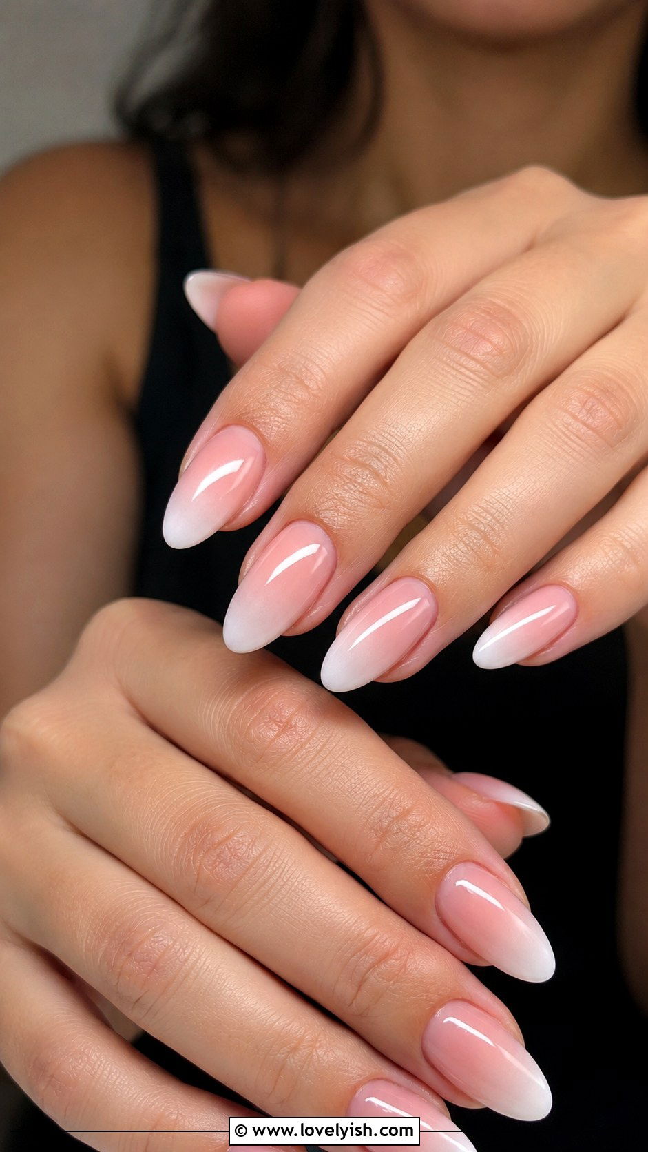 Baby Boomer Ombre French Tip Nails - 25 french nails design ideas - 25 french nails design ideas