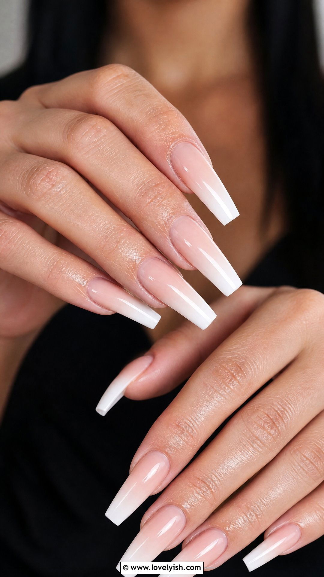 Baby Boomer Ombre French - 50 cute french tip nail designs - 50 cute french tip nail designs
