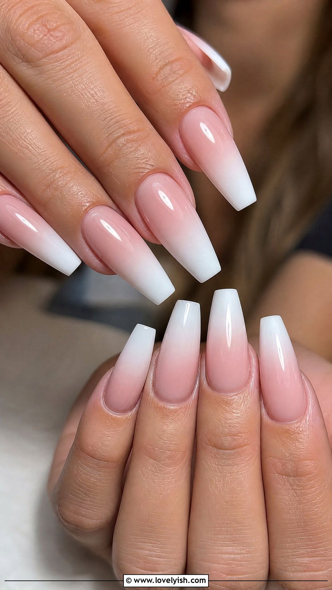 Baby Boomer Ombre Nails - 50 classic nail designs - 50 classic nail designs
