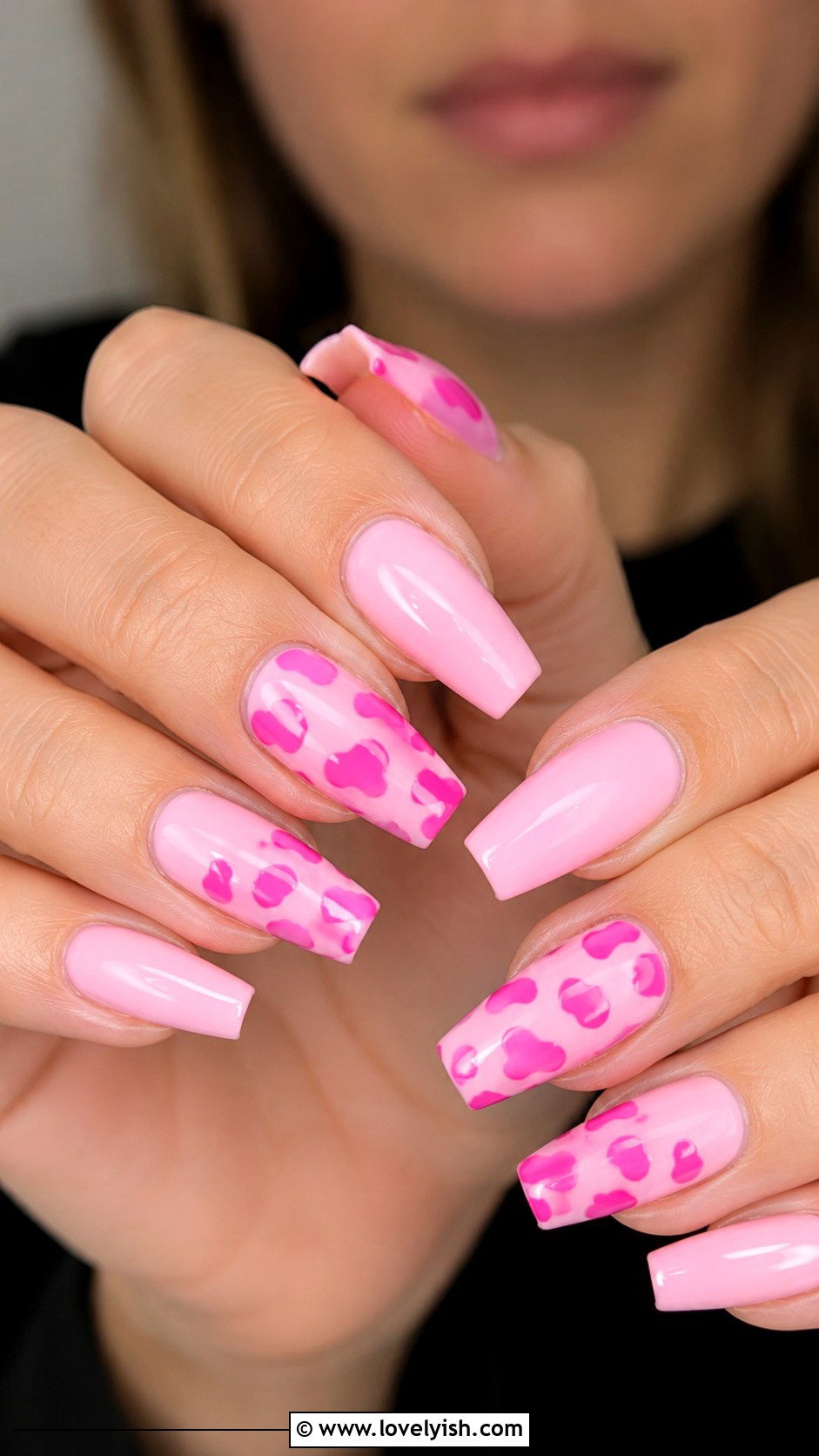 Baby Pink Chrome Nails - 50 preppy nails - 50 preppy nails