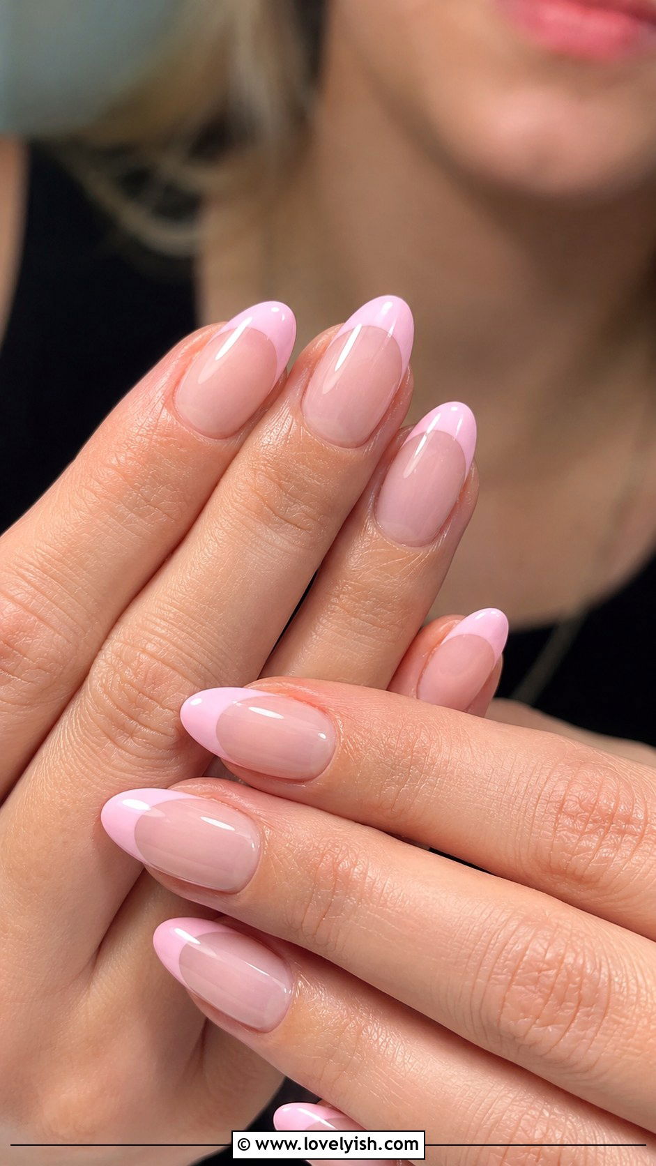 Baby Pink French Tip Nails - 42 french nail designs - 42 french nail designs
