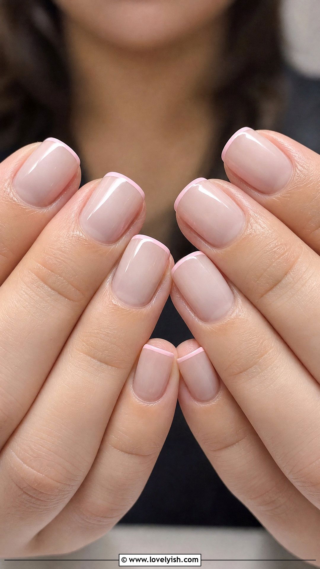 Baby Pink Micro French Tip - 50 cute french tip nail designs - 50 cute french tip nail designs