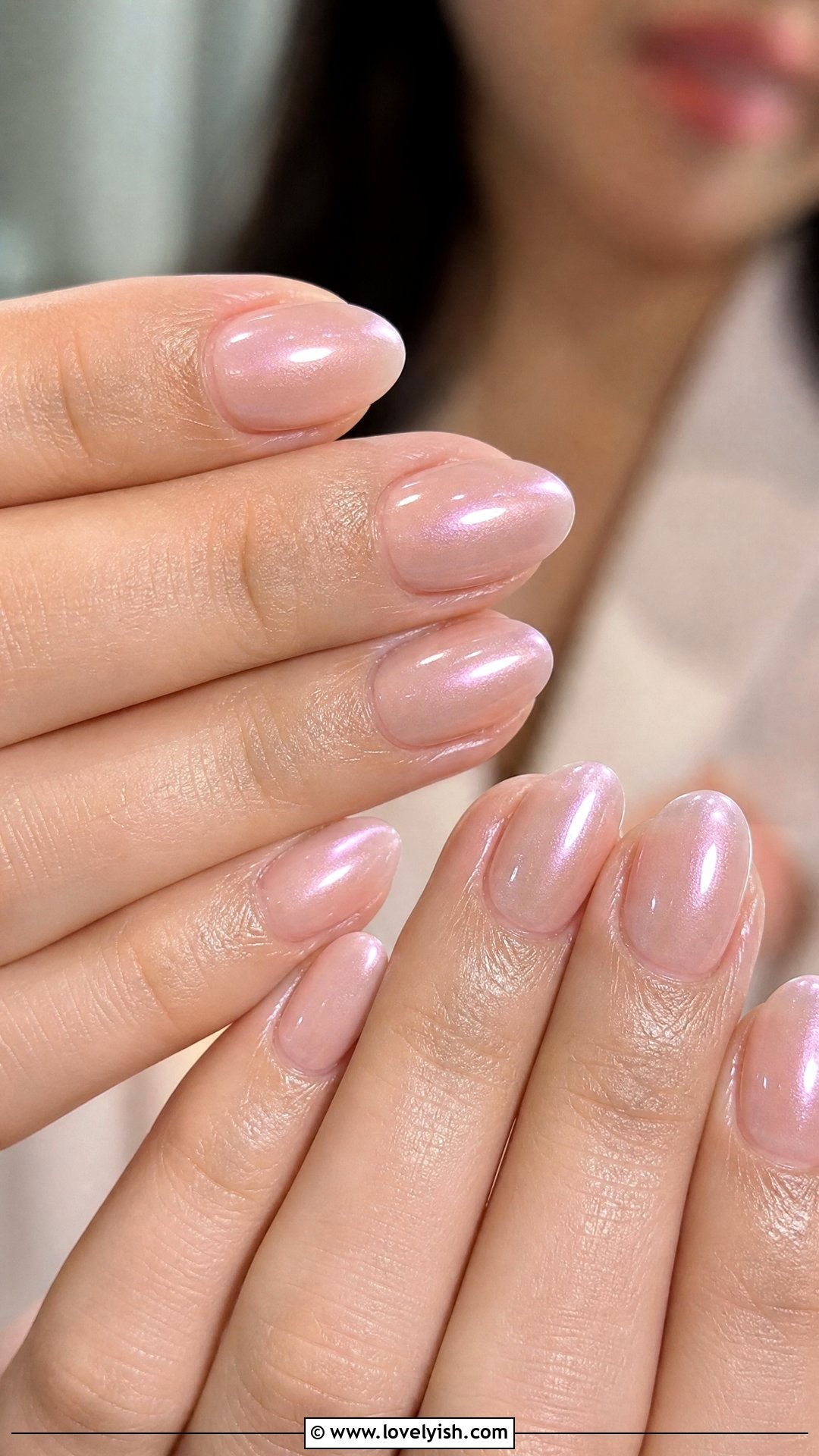 Ballet Pink Pearl Nails - 50 classy nails - 50 classy nails
