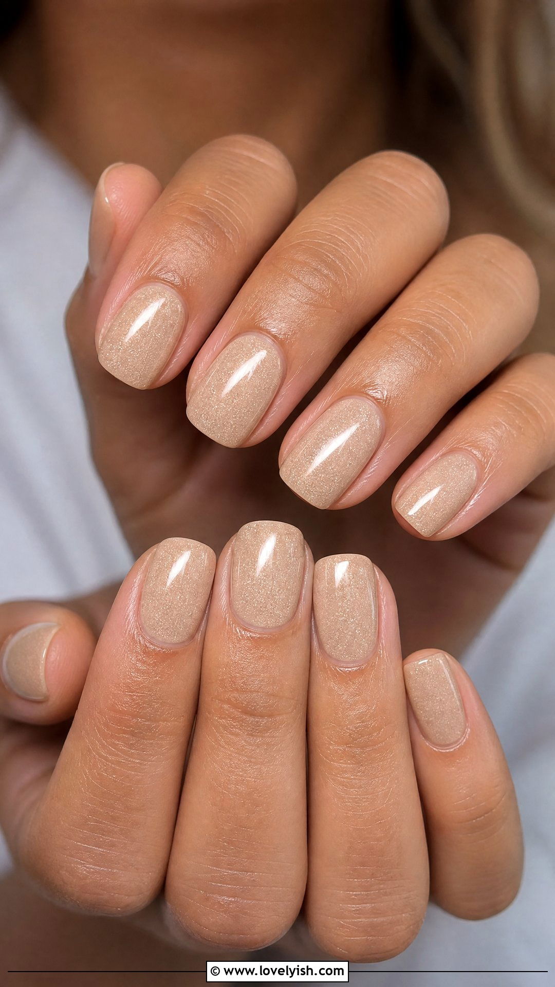 Beach Sand Nude Nails - 50 cute summer nail designs - 50 cute summer nail designs