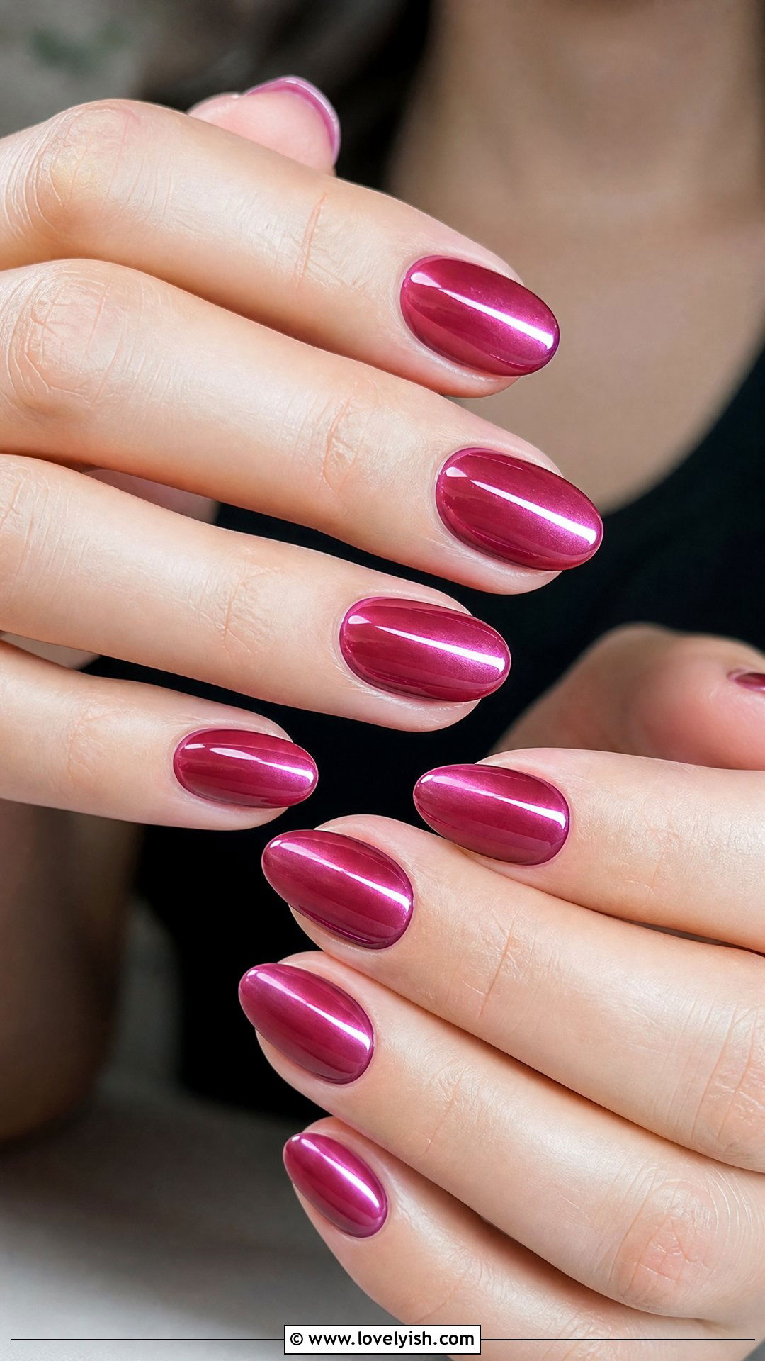 Berry Pink Glazed Nails - 39 nail ideas 2026 - 39 nail ideas 2026