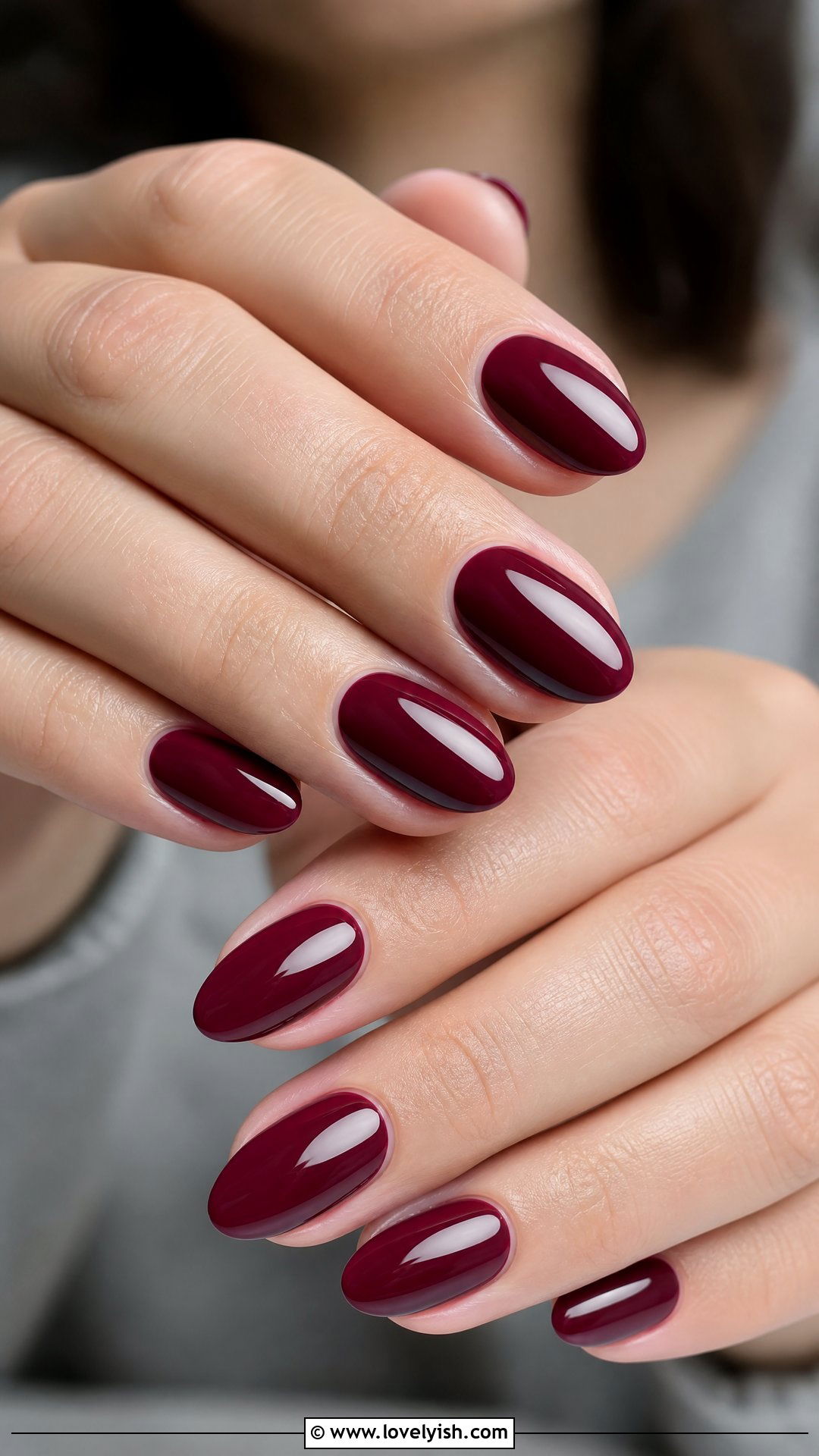 Berry Wine Nails - 29 nails for older women - 29 nails for older women