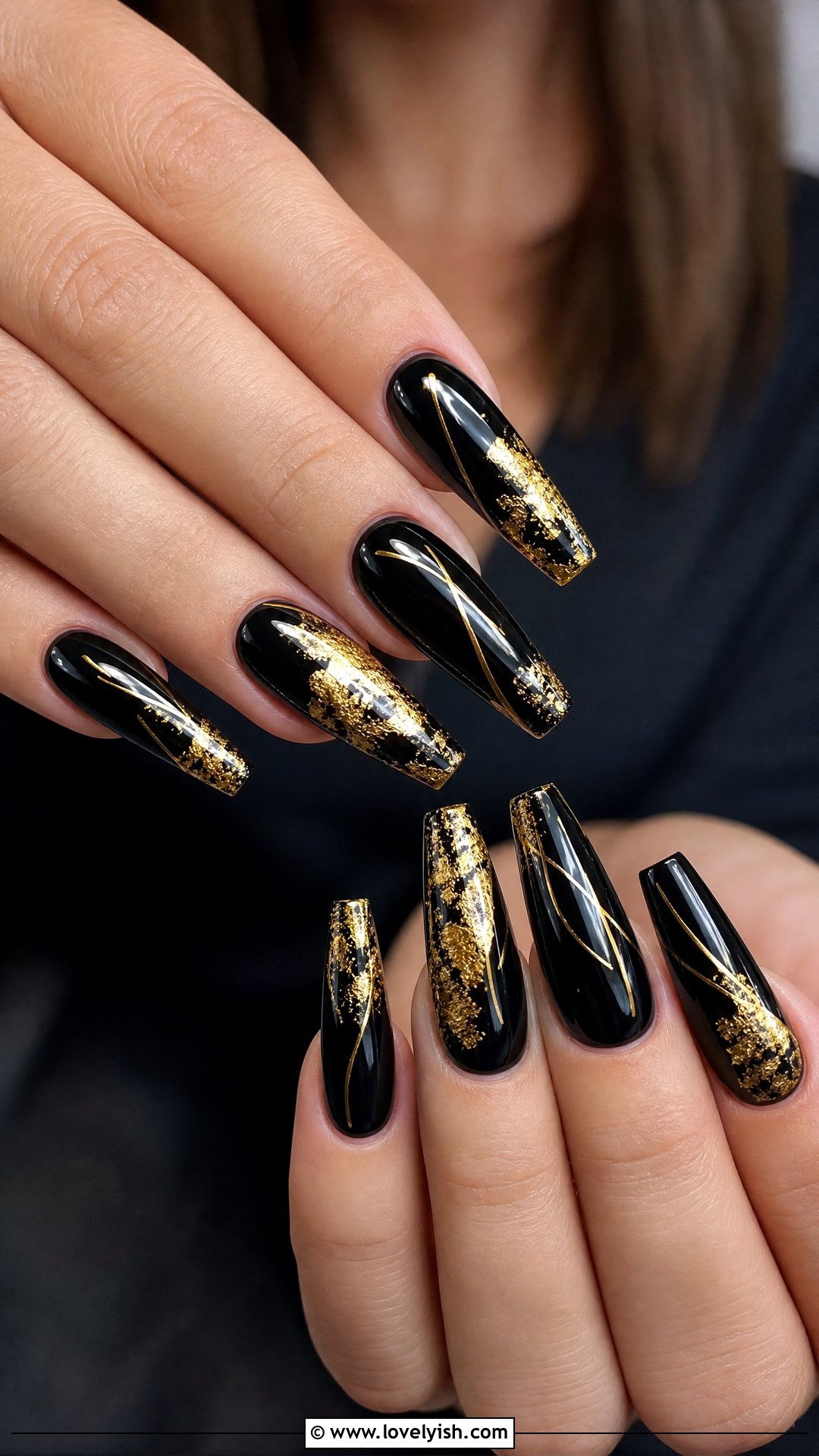 Black And Gold Prom Nails - 25 prom nail ideas - 25 prom nail ideas
