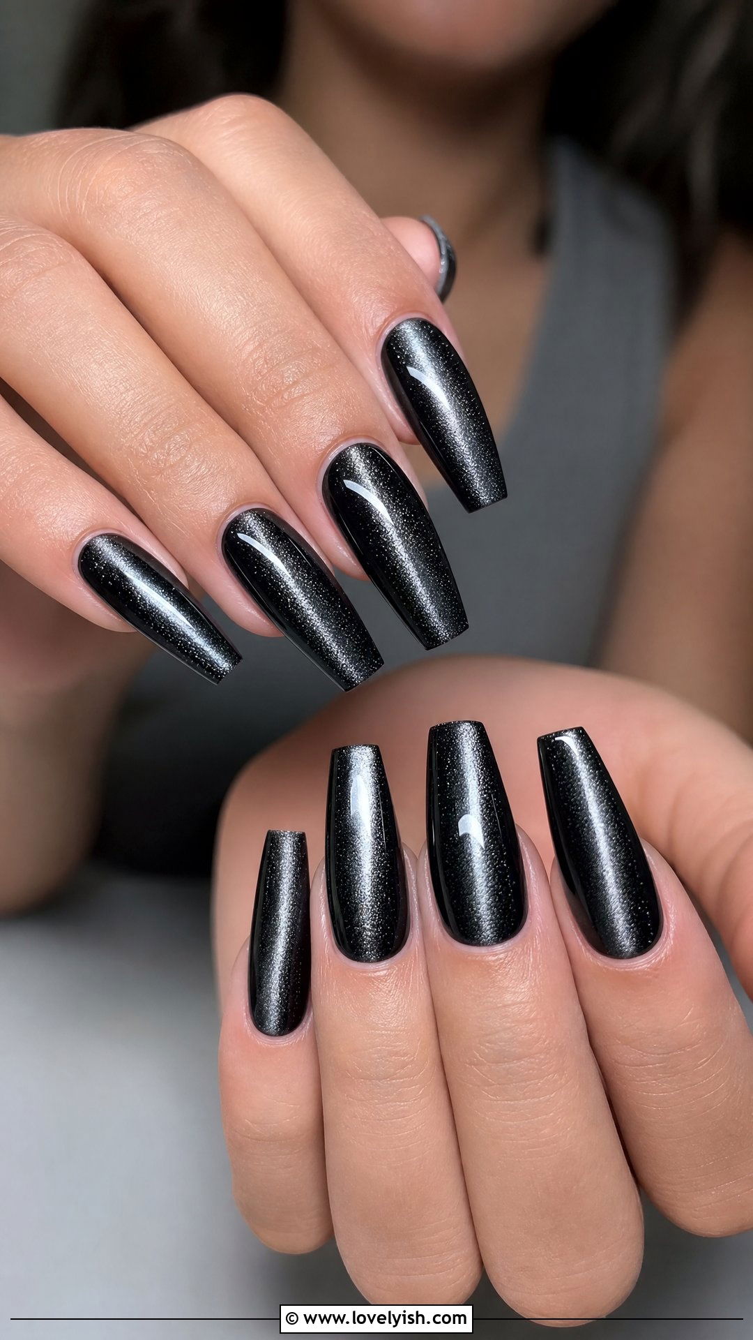 Black Cat Eye Nails - 38 cat eye nail designs - 38 cat eye nail designs