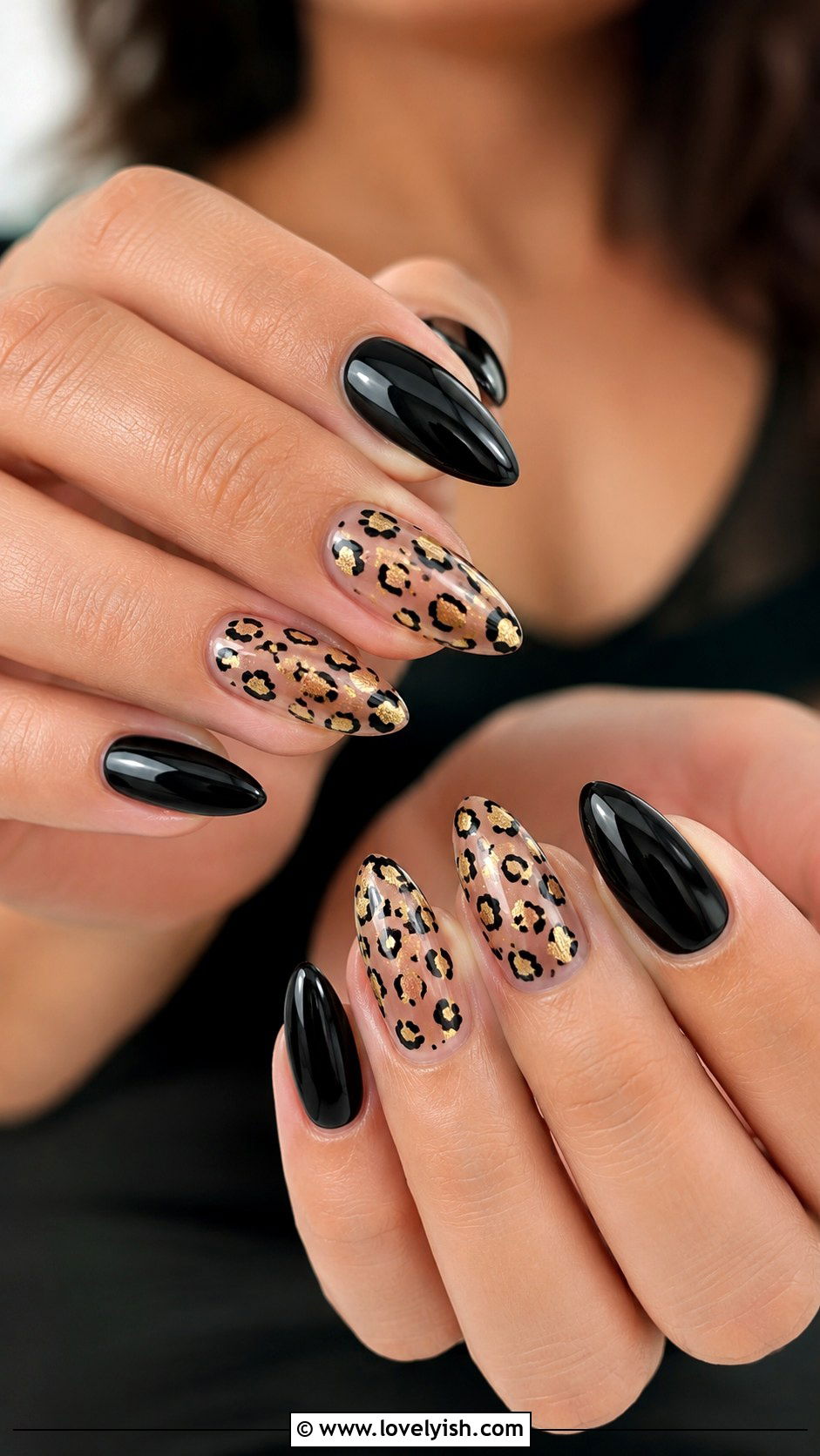 Black Lace Nails - 31 black nail design ideas - 31 black nail design ideas