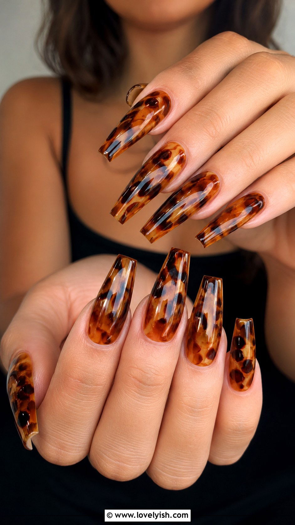 Black Matte Coffin Nails - 25 coffin nail designs - 25 coffin nail designs
