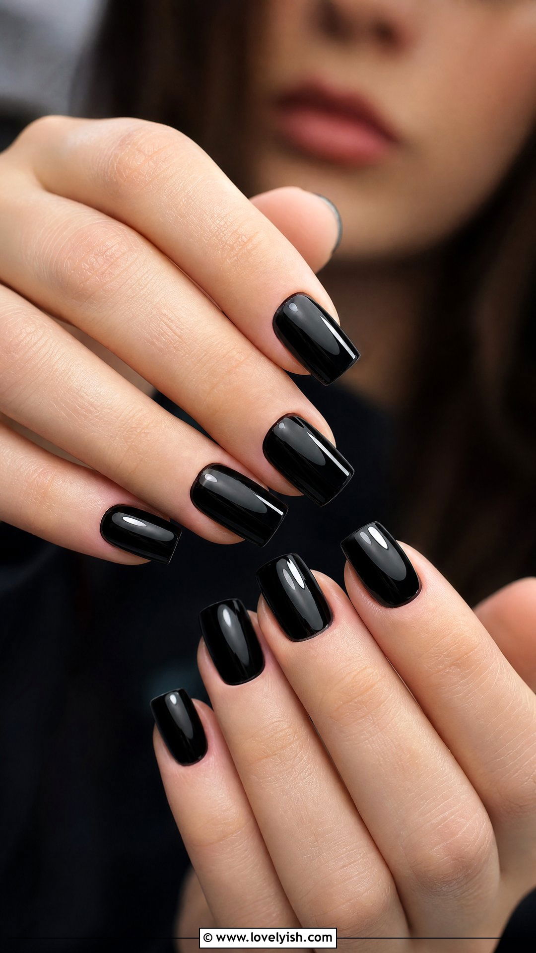 Black Square Gothic Nails - 50 gothic nails - 50 gothic nails