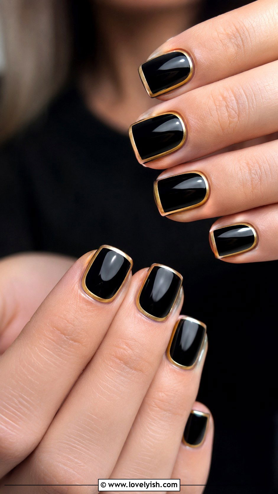 50 Black and Gold Nail Designs for a Luxe Look