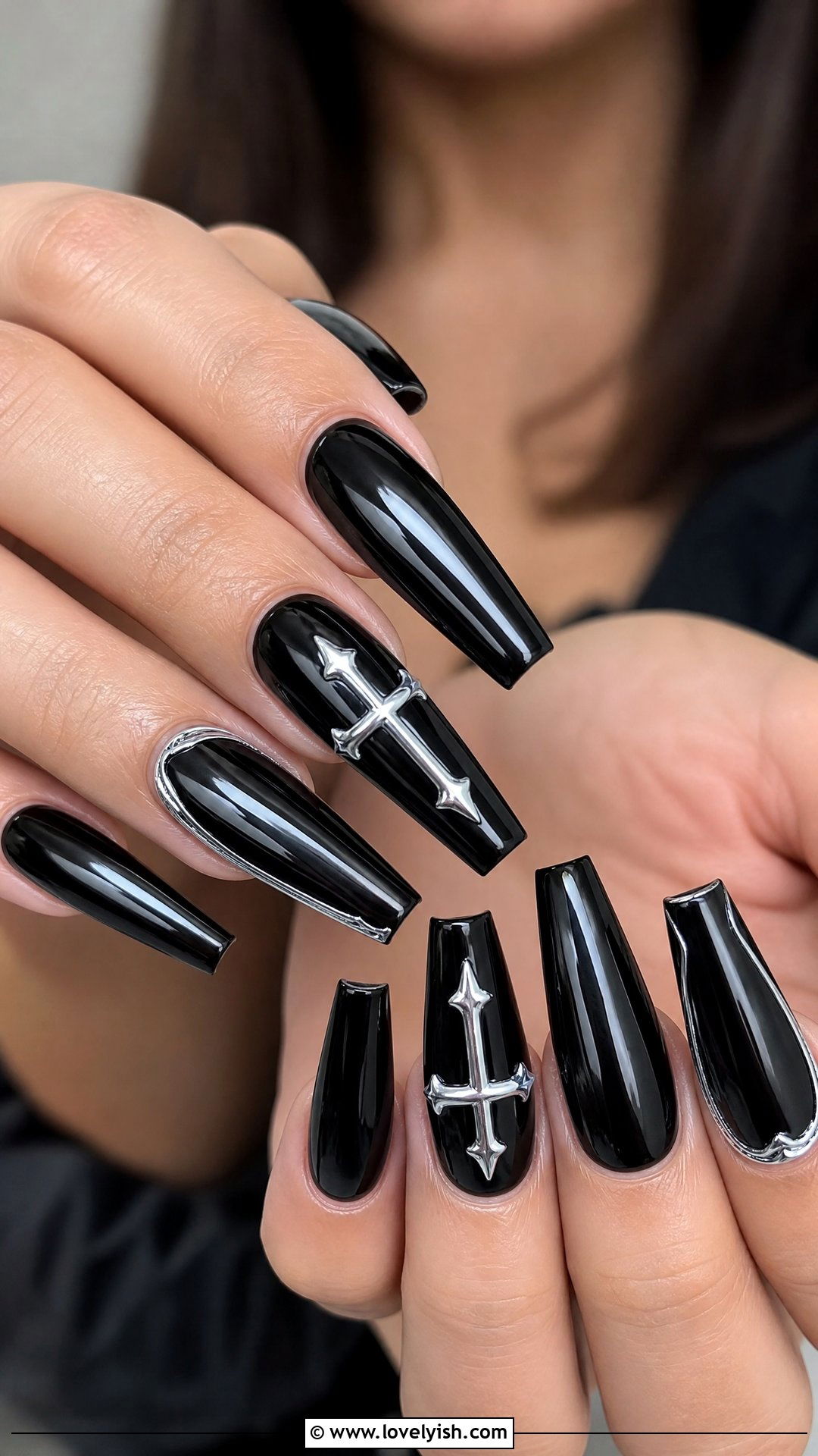 50 Bold Goth Nails Designs for a Dark Aesthetic