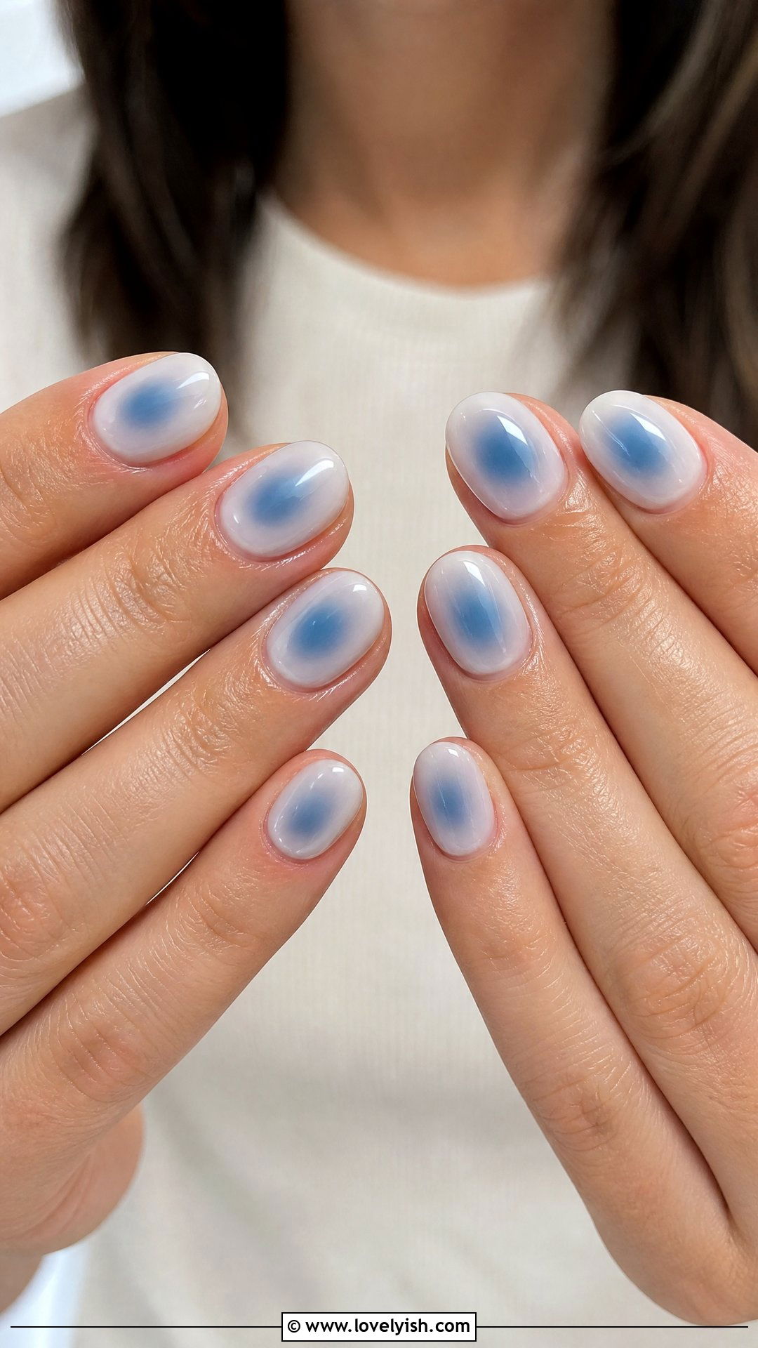 Blue Aura Nails - 50 blue nails - 50 blue nails