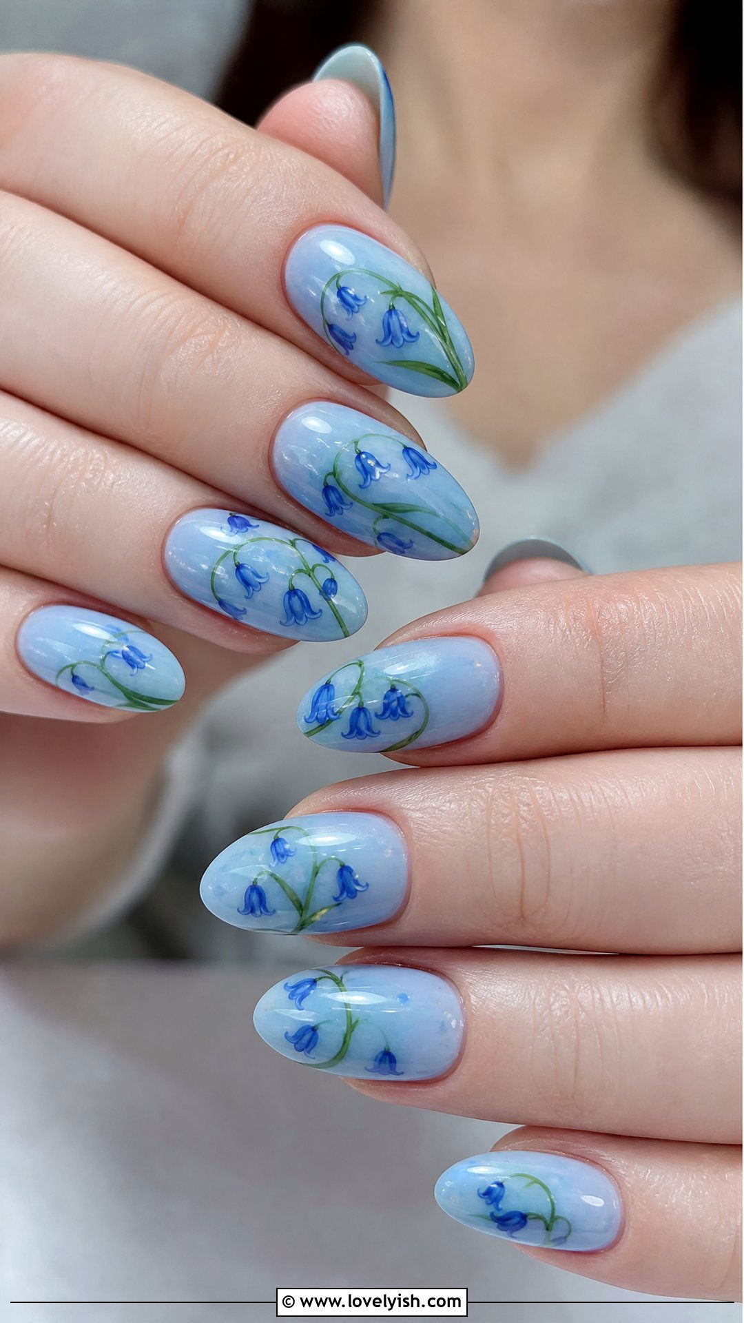 Bluebell Garden Nails - 50 flower nails - 50 flower nails