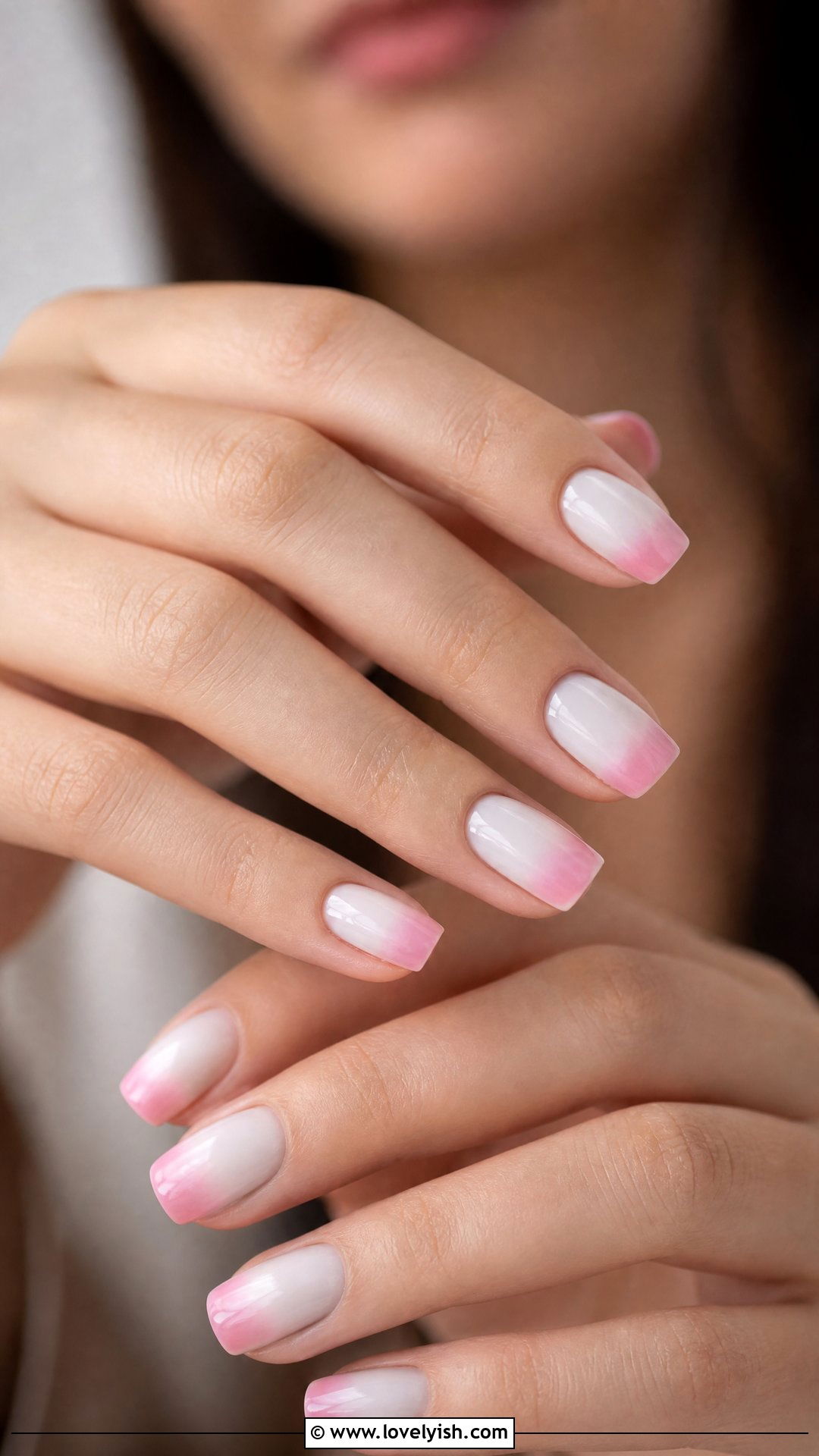 Blurred French Manicure - 50 french manicure - 50 french manicure