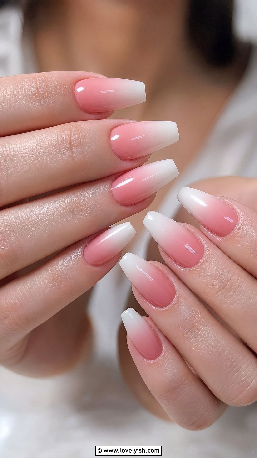 Blush Ombre Wedding Nails - 50 classic wedding nails - 50 classic wedding nails