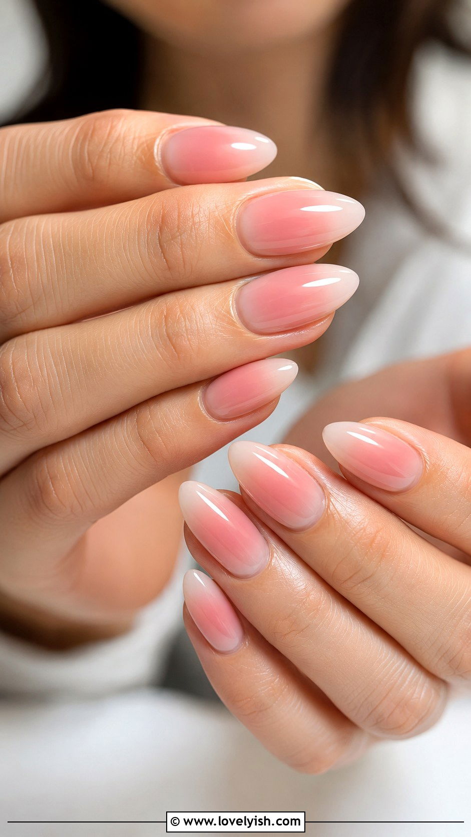 Blush Pink Aura Nails - 28 spring nails design ideas - 28 spring nails design ideas