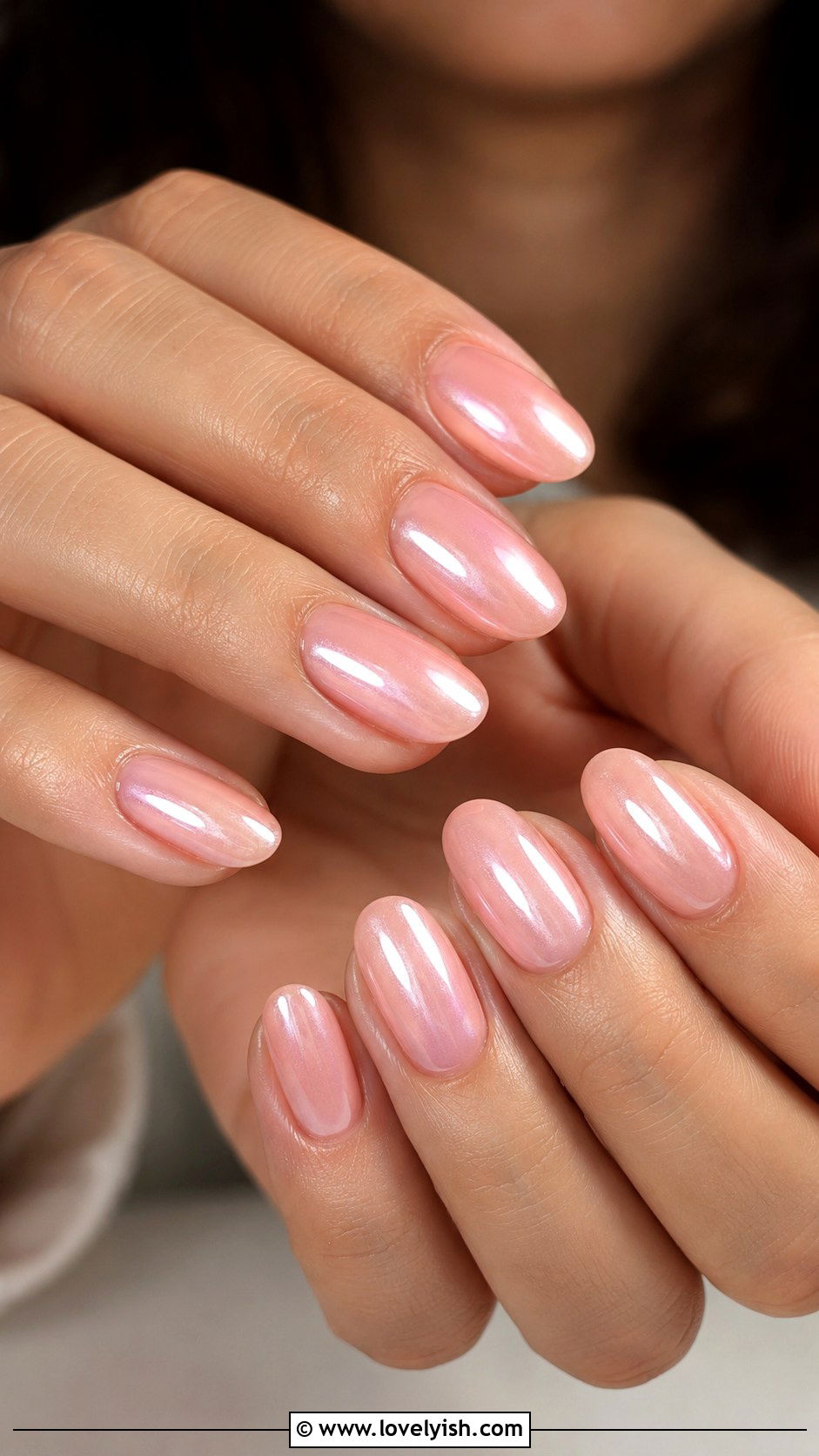 Blush Pink Glazed Easter Nails - 38 easter nail art ideas - 38 easter nail art ideas