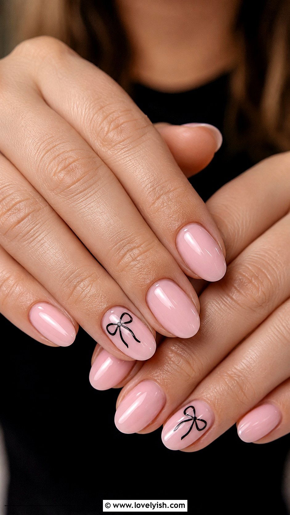 Bow Accent Manicure - 50 manicure - 50 manicure