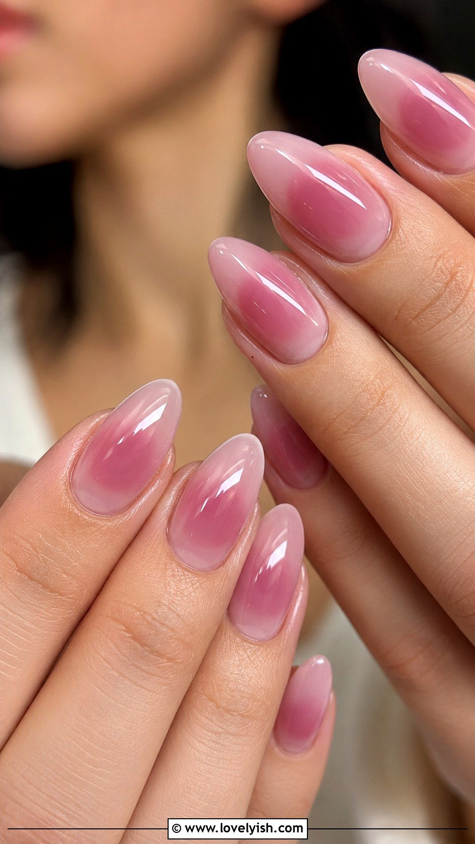 Bow Accent Pink Nails - 50 quick nail designs - 50 quick nail designs
