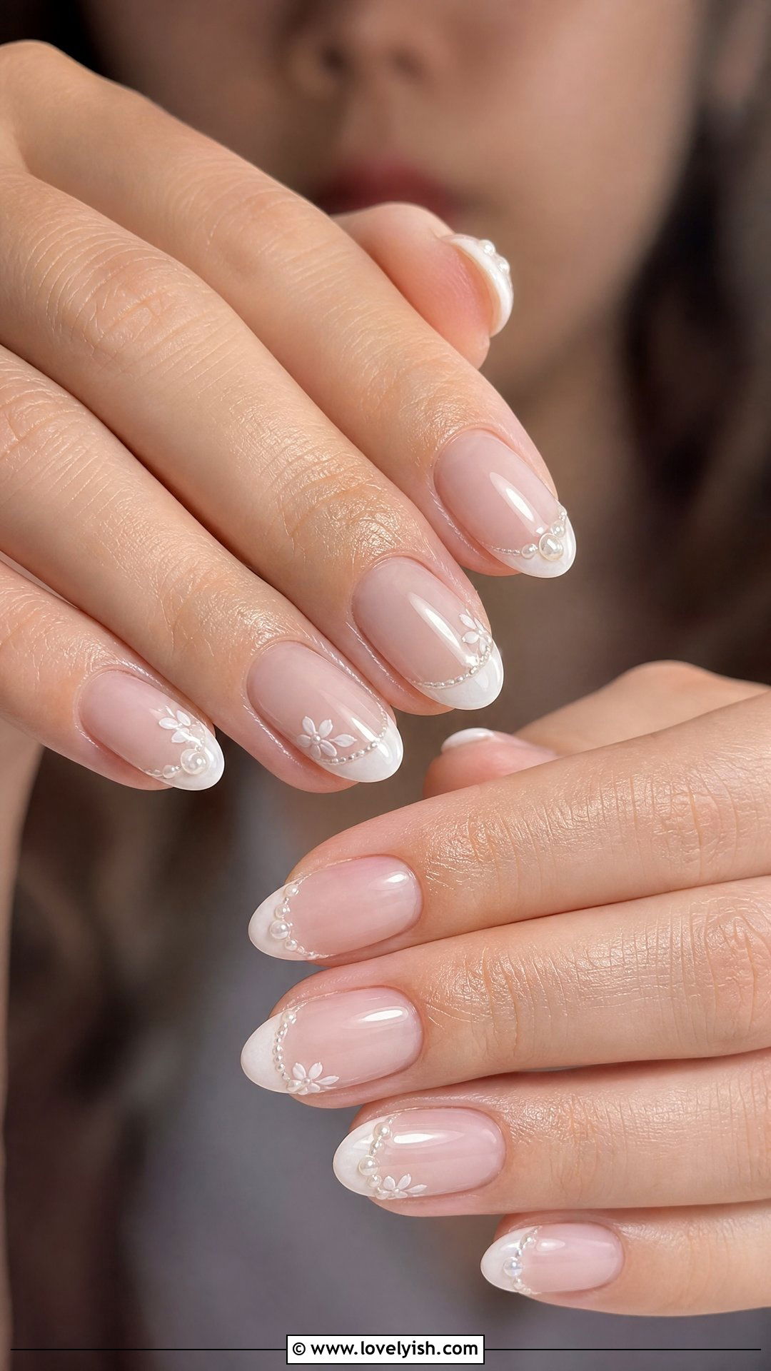 Bridal French Tip Short Nails - 50 short french tip nails - 50 short french tip nails