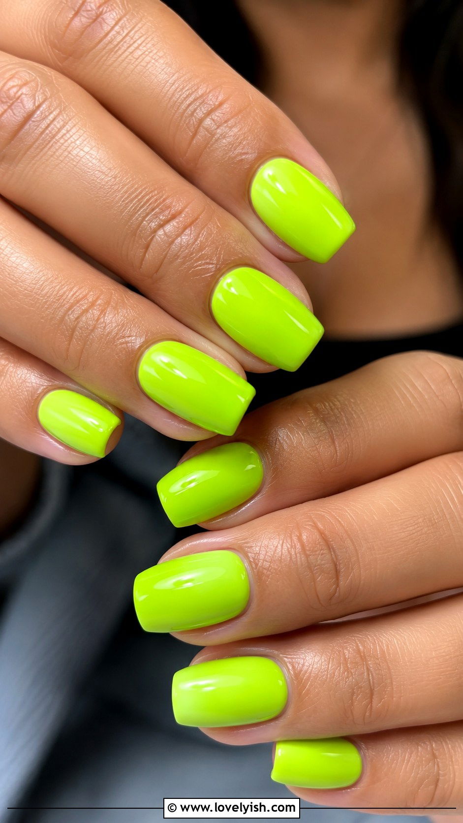 Bright Lime Tropical Nails - 50 beach nails - 50 beach nails