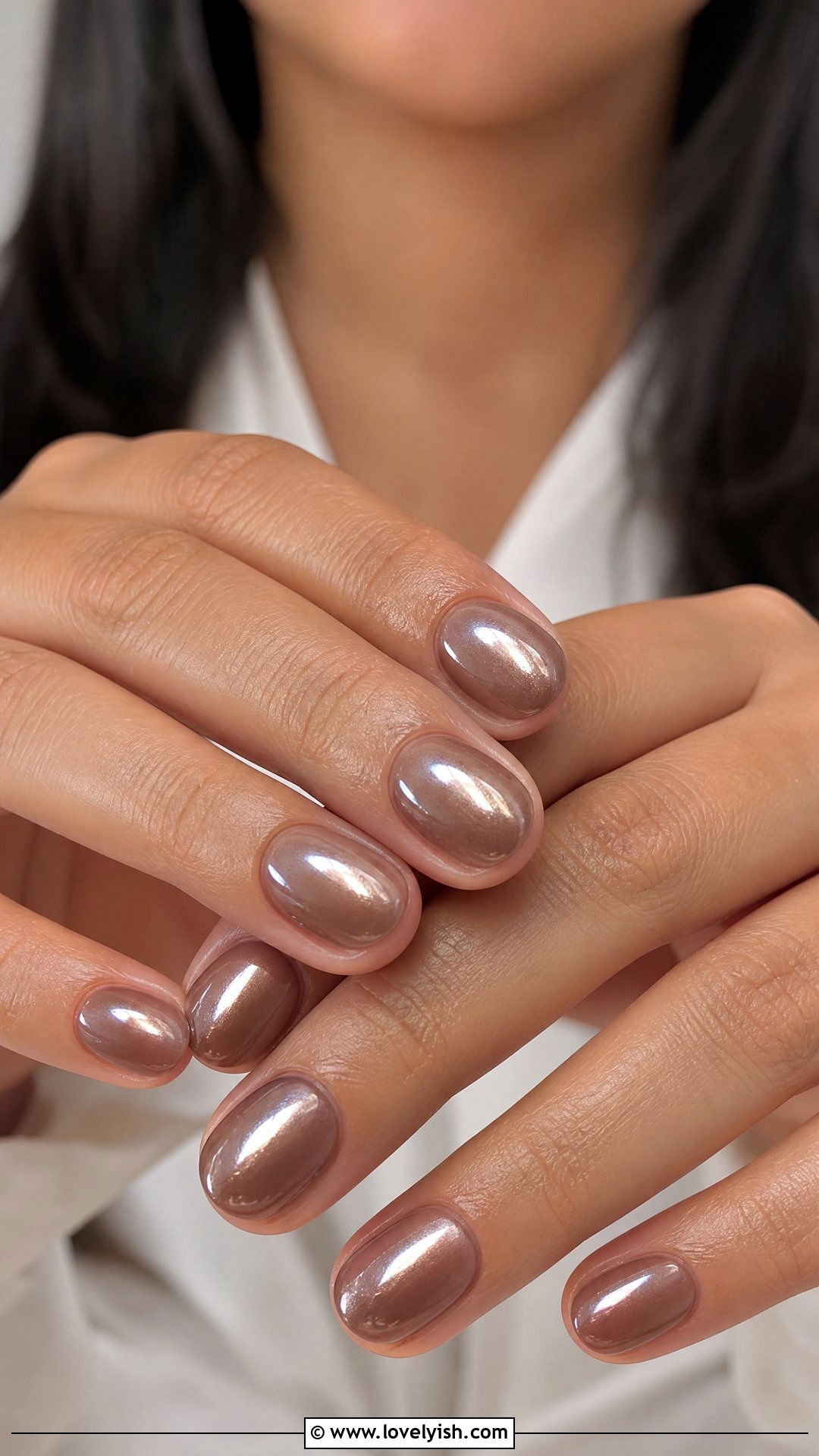 Brown Pearl Nails - 50 brown nails - 50 brown nails