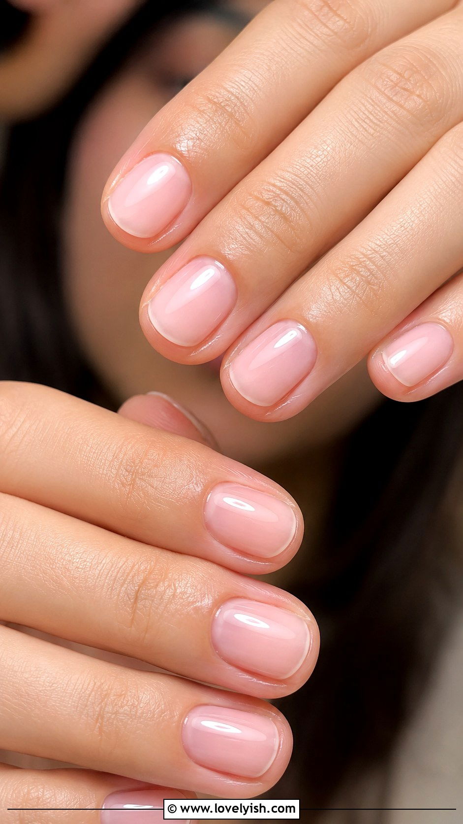 Bubble Bath Nails Short Round - 50 work appropriate nails - 50 work appropriate nails
