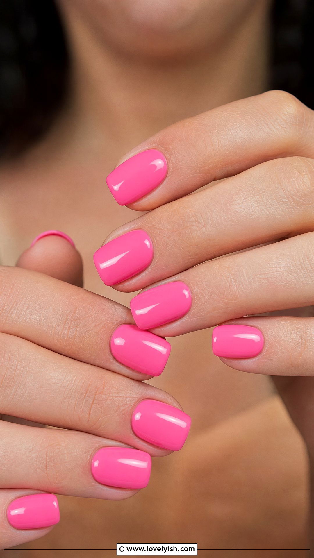 Bubble Gum Pink Nails - 50 spring nails - 50 spring nails