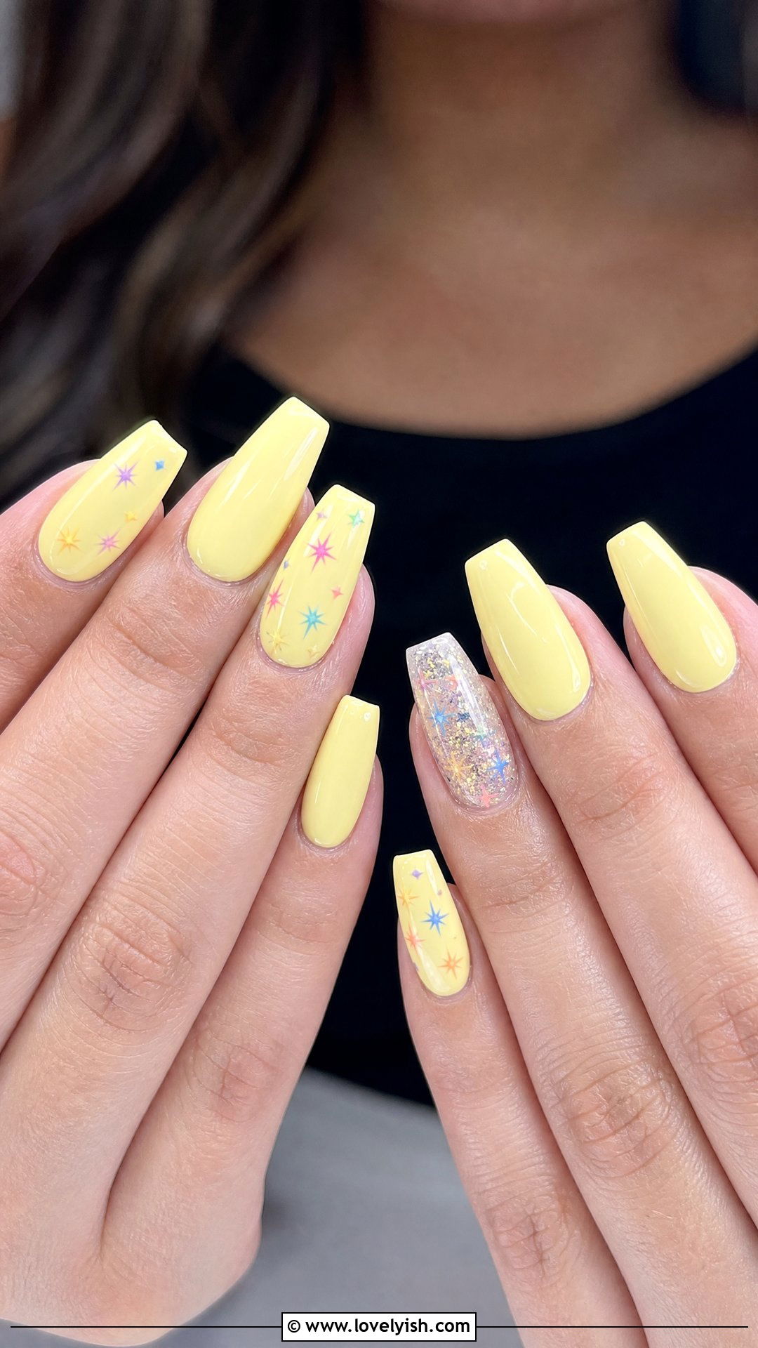 Butter Yellow Birthday Nails - 50 butter yellow nails - 50 butter yellow nails